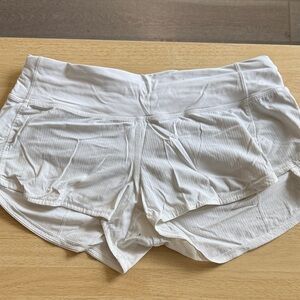 lululemon athletica White Athletic Shorts
